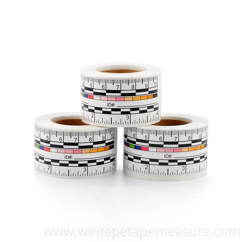 Safety Pp Material 100 Pcs Sticker Disposable Wound Measure Health Medical Wound Measuring Ruler